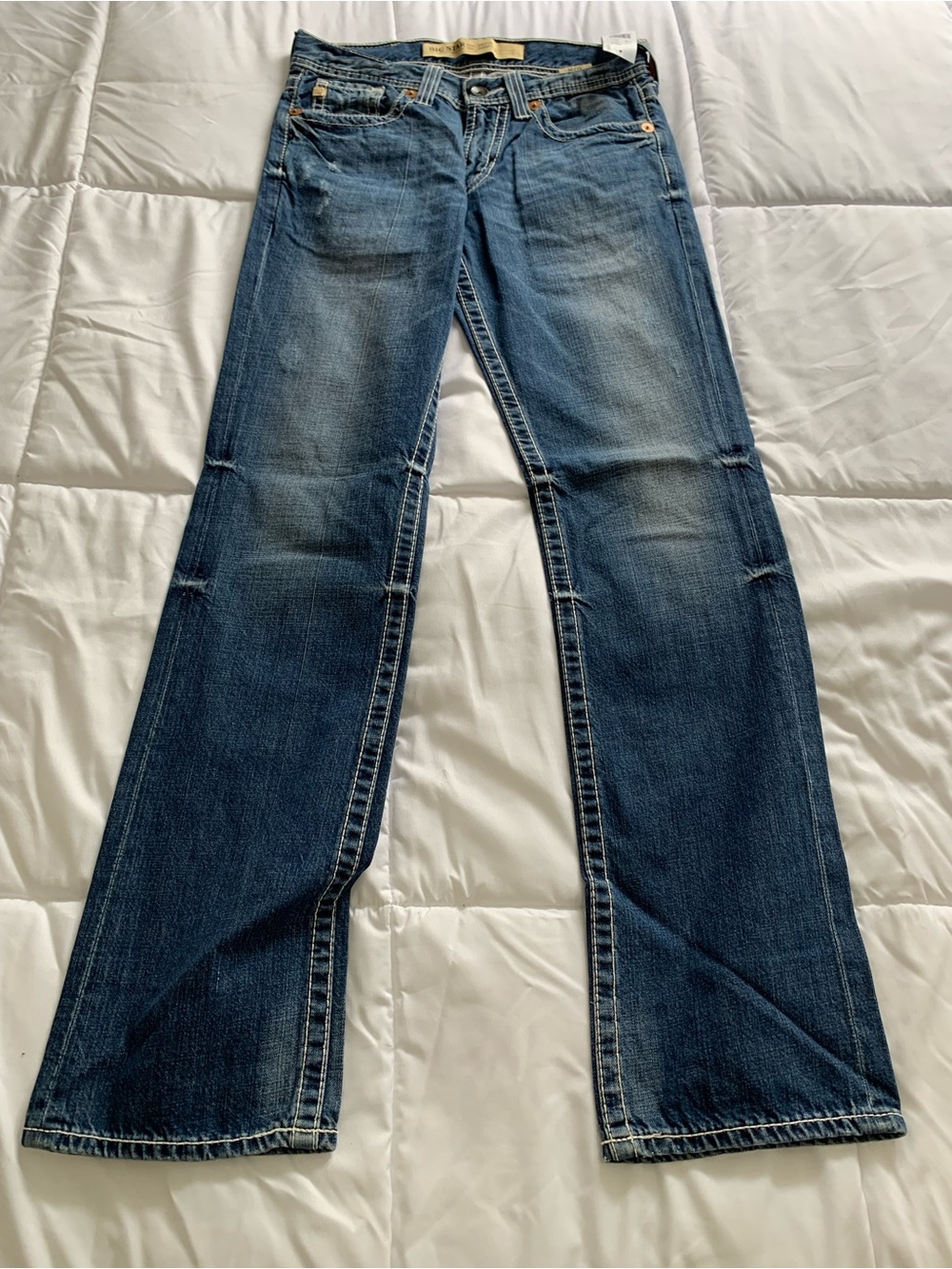 New Big Star Men Straight Leg Jeans Size 30R